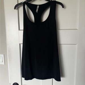Fabletics Black Racerback Tank